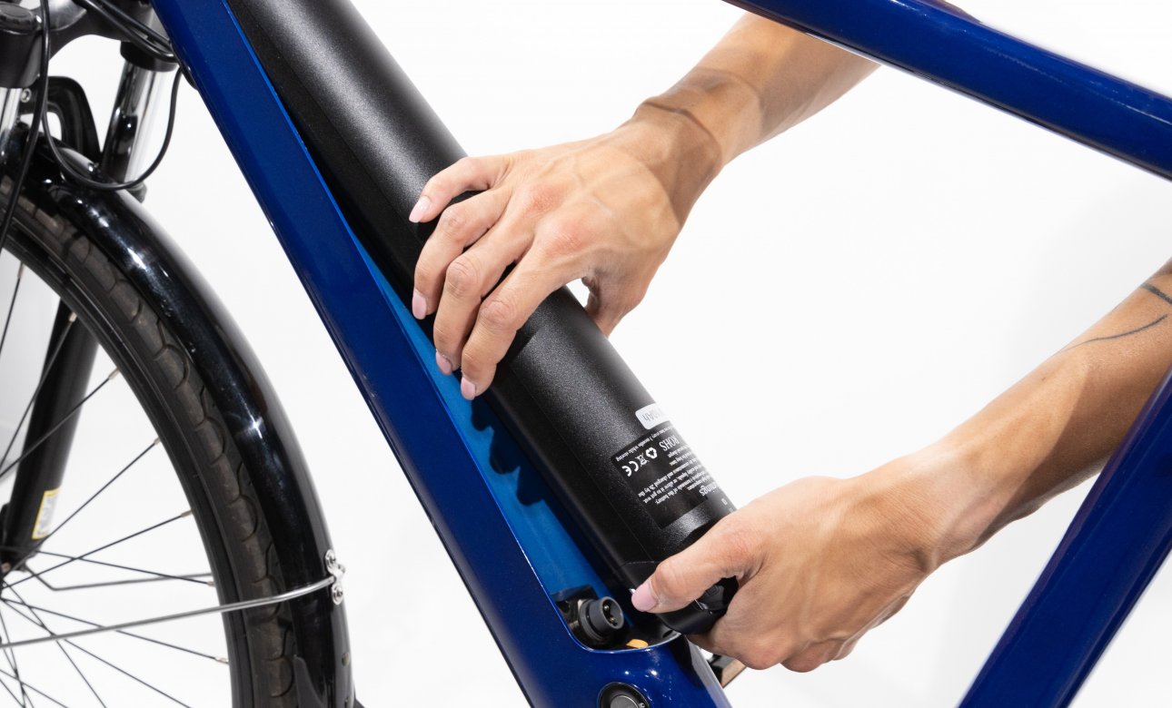 moto elicoidale di un punto della ruota della bicicletta